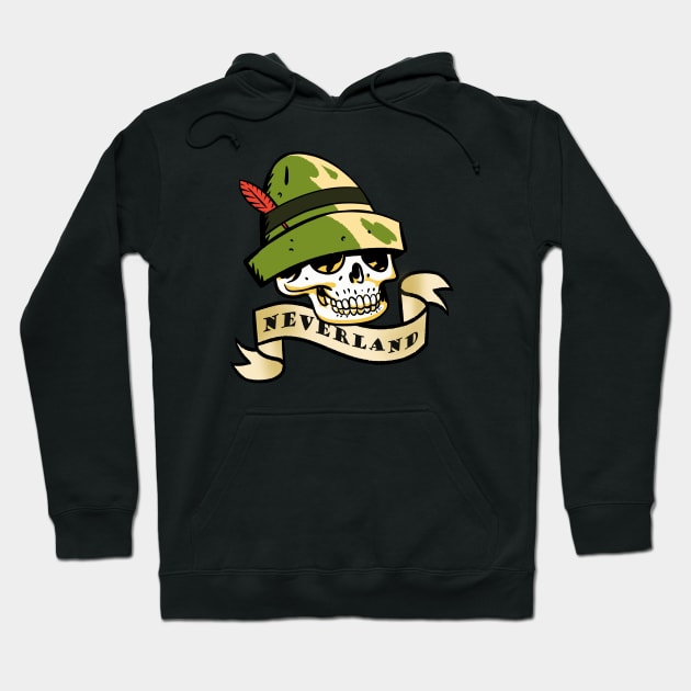 Even Peter Pan Had An Ending Hoodie by Bommush Designs